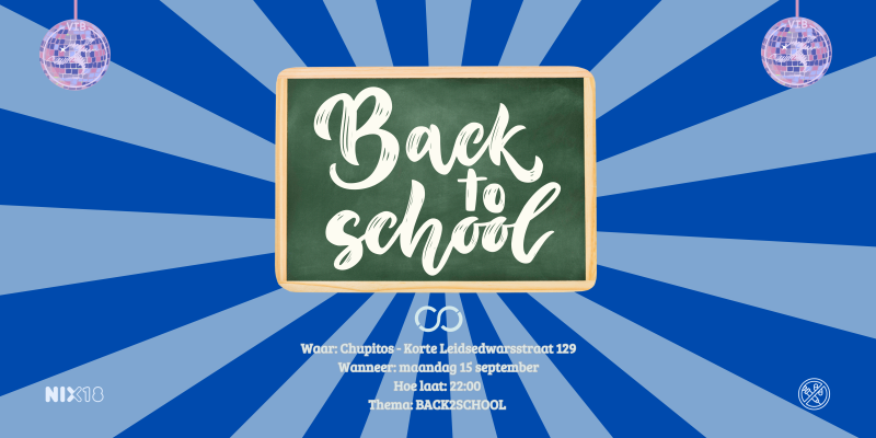 Beginfeest - Back to school