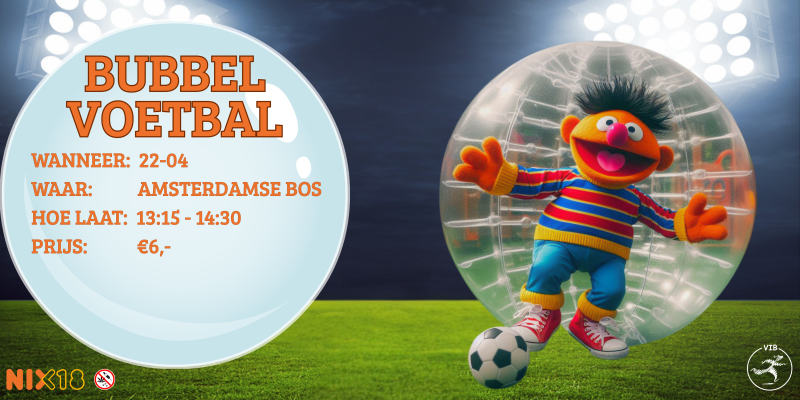 Bubbelvoetbal met SportCie