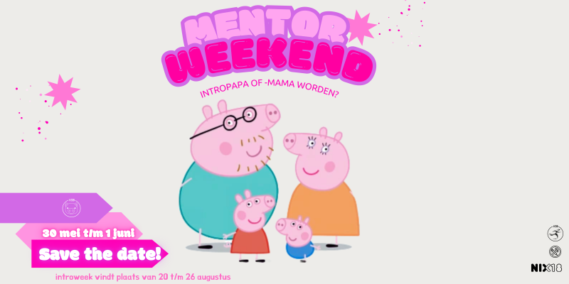 Save the Date! - Mentorweekend